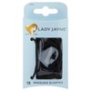Lady Jayne Snagless Elastics Black X 18