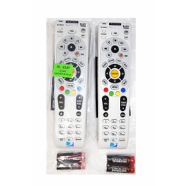 RC66X 2 Pack DirecTV RC66X IR Remote Control 2 Pack - Universal Programmable 4-Device for H24 H25 HR24 with XMP (+ All IRs), Batteries, Labels