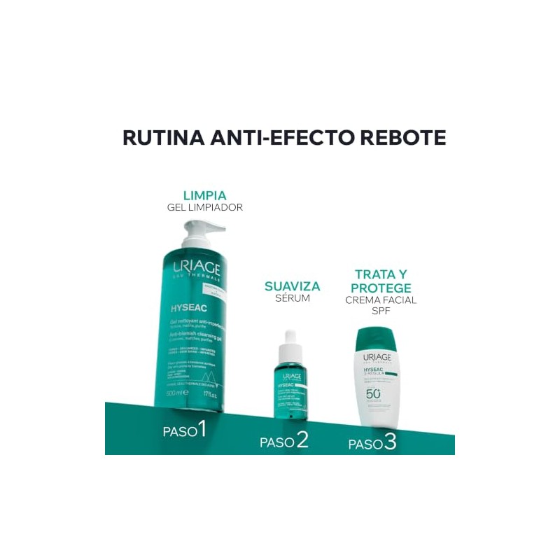 Uriage Hyseac 3-Regul+ SPF50+ 50ml - Tratamiento 2 en 1