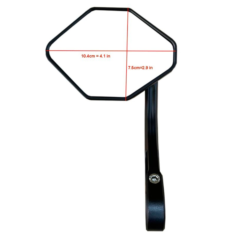 Hafny 2024 NEW Motorcycle Bar End Mirror, CNC Alloy Aluminum