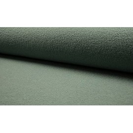 Luxuriöser Stoff aus 100 % gekochter Wolle – Mintgrün, 145 x 50 cm