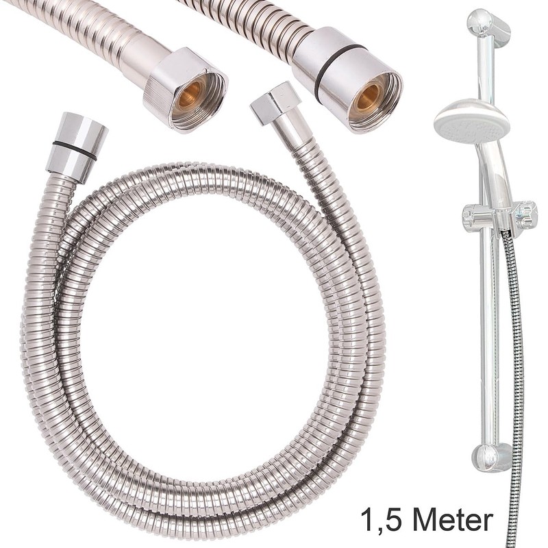 BadeStern Shower Head Hoses: Stainless Steel Shower Hose with Anti-twist
