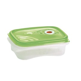 Food Storage Box (Green) 0.5 Litres Microwavable with Frigo Test Vacuum Valve