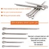 Rustark 110Pcs 6 Sizes 304 Stainless Steel Cotter Pin Clip