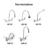 Foset Aqua AQMM-62, Juego de 2 manerales tipo palanca para