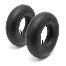 Wiltec 2 x Standard Inner Tube for Tyres Size 4.00-8, up to 160 kg Load Capacity, with Straight Valve TR13 for Wheelbarrows, Sack Trucks and E-Scooter