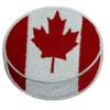 Hockey Puck Patch, Canada Flag Hockey Puck Patch, Puck Patch