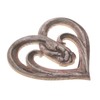 Wooden Sculpture Wall Art Handshake Craft Statue for Home Office