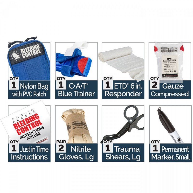 Public Access Individual Bleeding Control Stop The Bleed Kit Training