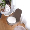 Toshishimizu MS305 Rug, Feather Gray, 13.8 x 13.8 inches (35