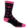 Crazy Dog T-Shirts Women's Spirit Animal Flamingo Socks Funny Tripocal