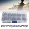 Juego de Broches Giratorios de Pesca de 210 Uds., Barril