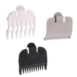 3 Teiliges Set Elektrisches Clipper ZubehöR, Haar Clipper Guide Limit Kamm Set, Limit Kamm-Haarschneidemaschinen-Zubehör, Aufsteckkamm Für Haarschneidemaschine, für Haarschnitt, Trimmen