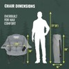 DuraBilt Oversized XL Heavy Duty Chair – Wide Folding Camp