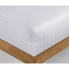 Luxevoir® Single Fitted Sheet - Ultrasoft Satin Stripe Microfiber -