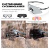 ROCKBROS Photochromic Cycling Sunglasses Bike Glasses for Men Women Sports