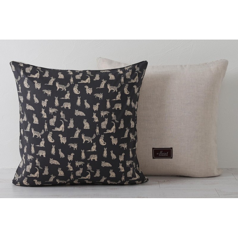 DDintex FLORET LONDON Cushion Cover Miao Gray 45x45cm [With Liberty