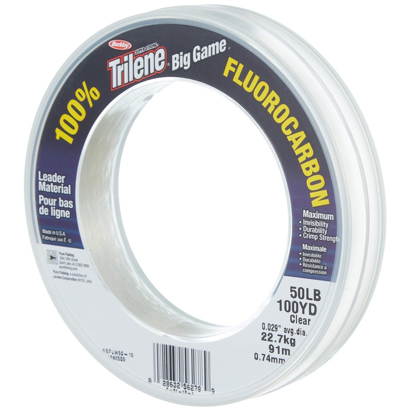 Berkley Big Game Fluorocarbon Leader 100Yd / 90m 20 LBs
