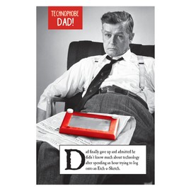 Morphed, Birthday Card Dad, Dad Birthday Card, Funny Birthday Card Dad