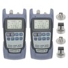 PATIKIL 2pcs 650nm Fiber Optical Tester, Optical Power Meter Built-in