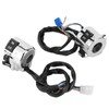 Pair Motorcycle Handlebar Switch Control Button for Turn Signal Headlight
