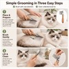 Undercoat Rake for Dogs and Cats - Stainless Steel Dematting