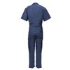 Natural Uniforms Mens Short Sleeve Zip Up Coverall, Stain and