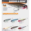 Bomber Lures BSWDTL3348 Saltwater Grade Badonk-A-Donk Low Pitch, Silver Flash/Pink