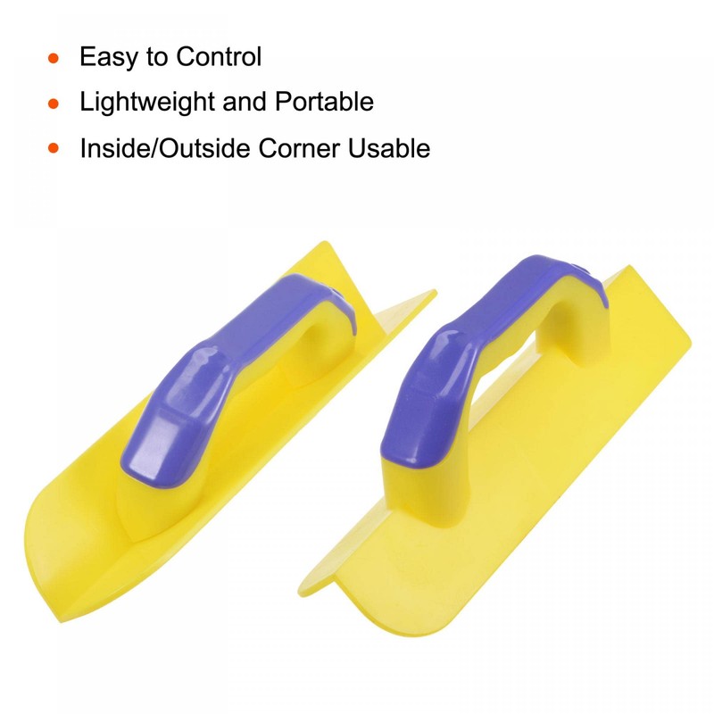 sourcing map Inside and Corner Trowels 3 Inch Plastic Drywall