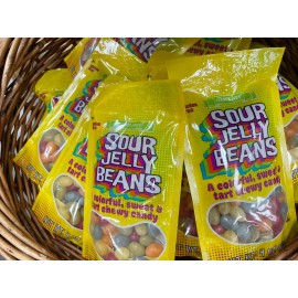 Trader Joe's 2 Pack! Trader Joe’s Sour Jelly Beans Colorful Sweet Tart Chewy Candy 4 oz Bag