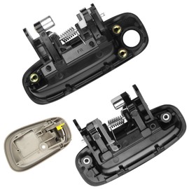TAYATUO Door Handle Set Compatible with 1998-2002 Toyota Corolla Chevy Prizm Interior,Exterior Front, Rear Left Driver,Right Passenger Side Pack of 8 Replaces# 6922002030 6920602050 77563 80424 77567