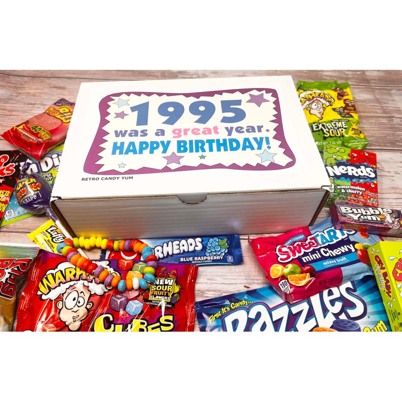 RETRO CANDY YUM ~ 1995 30th Birthday Nostalgic Candy Gift