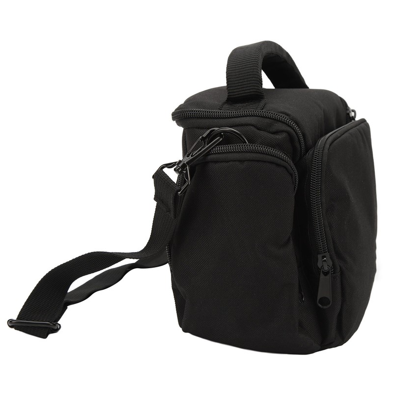 Black Single Shoulder Bag Handbag Multifunctional Waterproof Camera Messenger Hand