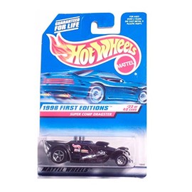 Hot Wheels Super COMP Dragster Black 1998 First Editions Series #22 of 40 Basic Car 1:64 Scale Series Collector #655