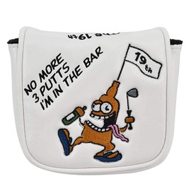 PRG Originals 19th Hole Spider Mallet Putter Cover White