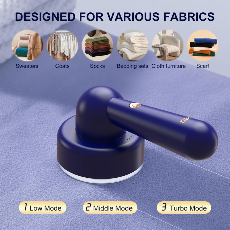 DBC Fabric Shaver and Lint Remover, Sweater Shaver with 3-Speeds