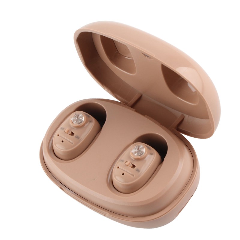 Digital Hearing Aids Rechargeable Lightweight Earbuds Hearing Amplifier with Charging
