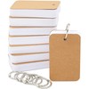 Blank Flashcards with Binder Rings, Study Materials (2.2 x 3.5