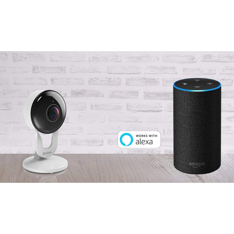 D-Link 1080p Wi-Fi Indoor Security Camera, Full HD 137-degree Wide