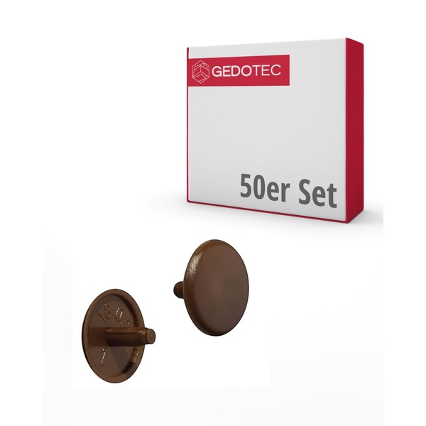 Gedotec Furniture Cover Caps Round | Pack of 50 -