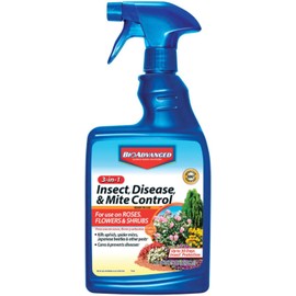 BioAdvanced 3-In-1 Insect, Disease and Mite Control, Fungicide, Ready-to-Use, 24 oz
