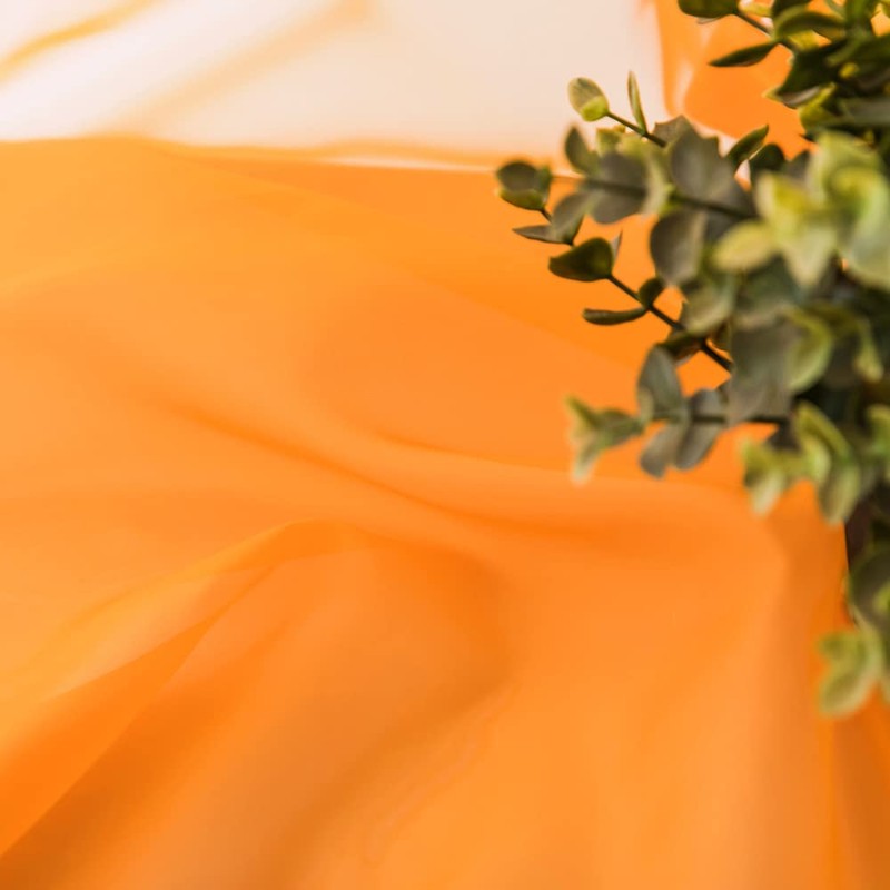 MIULEE Fall Half Window Sheer Curtains Rod Pocket Semitranslucent Voile