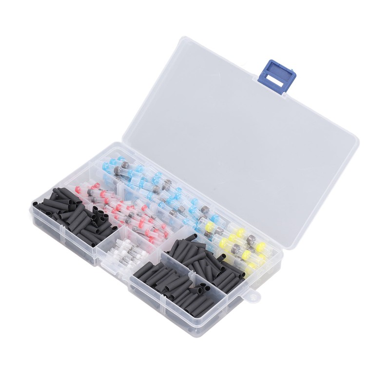 Solder Seal Wire Connectors Heat Shrink Tubing Kit Marine Insulated