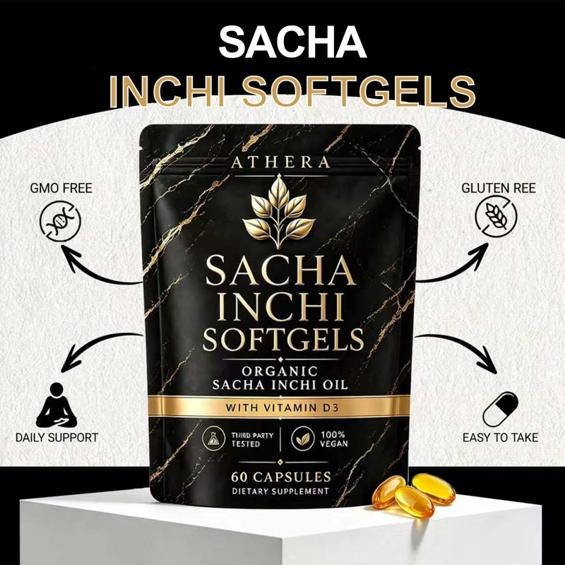 Athera Sacha Inchi Oil Softgels – Sacha Inchi Oil for