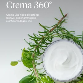 Moisturising Cream 360 Face Cream - Relieving, Anti-Inflammatory and Anticomendogenic Effect with Astaxanthin.