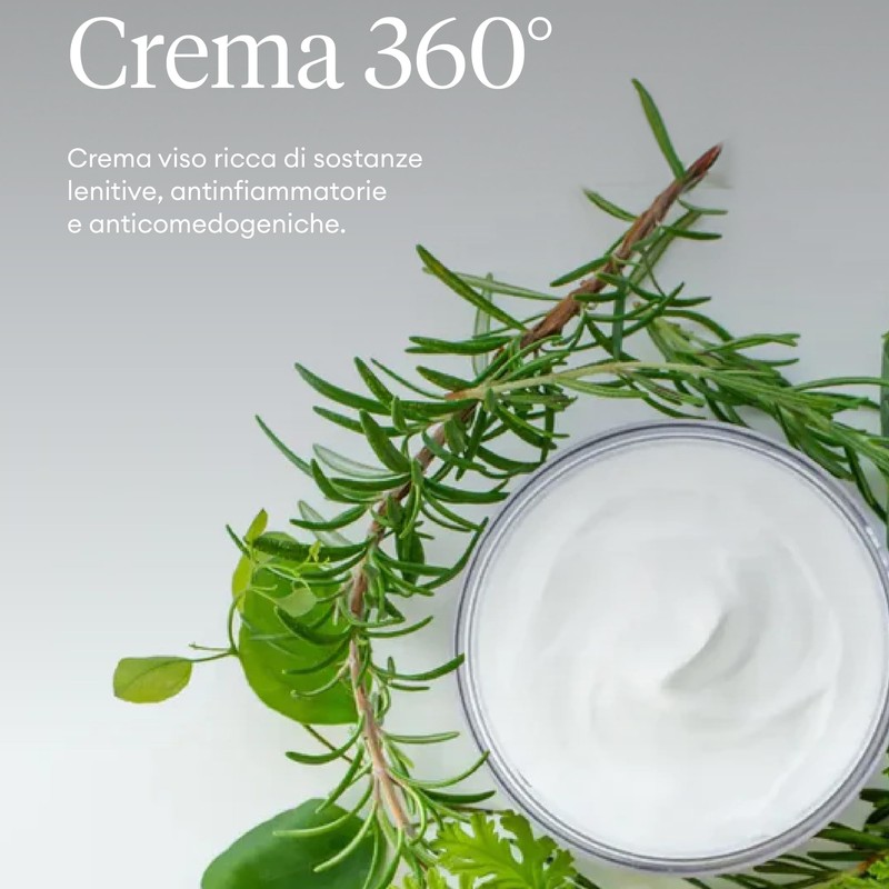 Moisturising Cream 360 Face Cream - Relieving, Anti-Inflammatory and Anticomendogenic