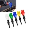 MOXRUQ 5 PCS Retractable Car Fuel Funnel, Handhold-Free Flexible Draining
