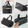 Helweet Mesh Beach Bag, Beach Bag, Family Swimming Bag, Shoulder