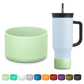 Silicone Boot for Owala 40 oz Tumbler with Handle, Anti-Slip Protective Sleeve for Stainless Steel Triple Layer Insulated Travel Tumbler Accessories