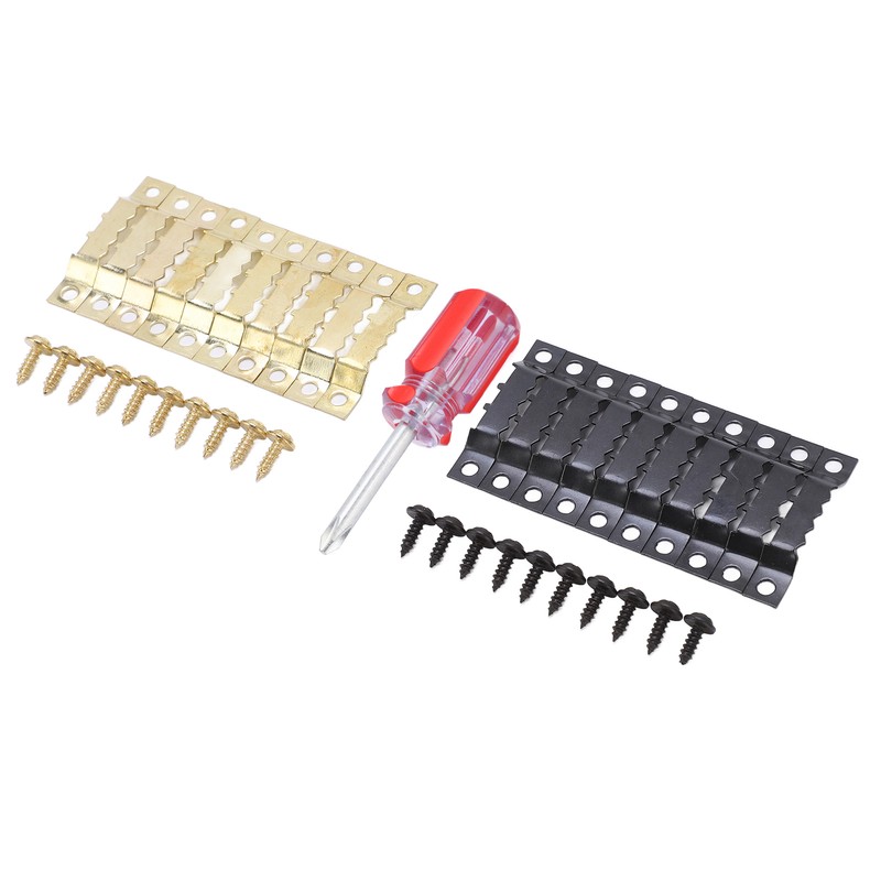 600PCS Sawtooth Picture Hangers Double Hole Sawtooh Frame Hanging Hooks
